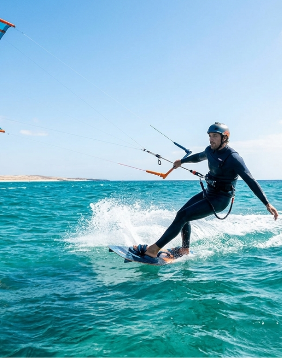Kitesurfing